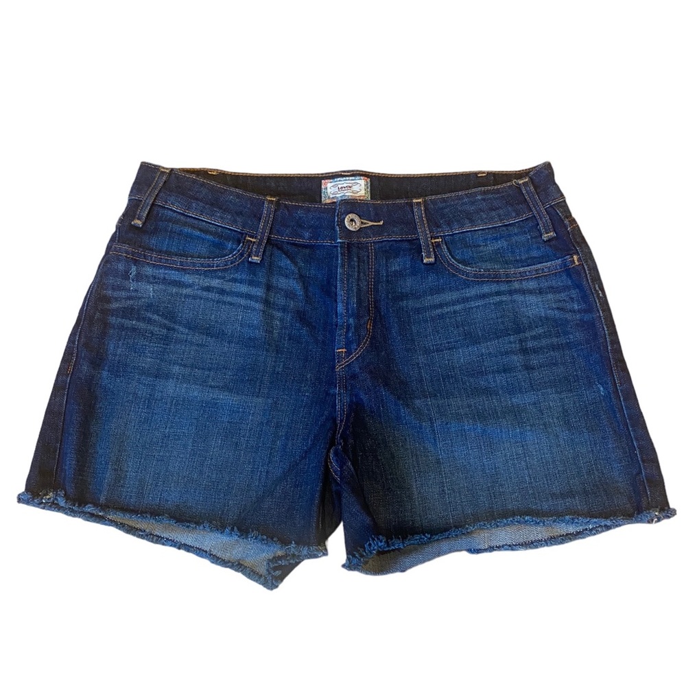 Levi’s Distressed Blue Jean Shorts
